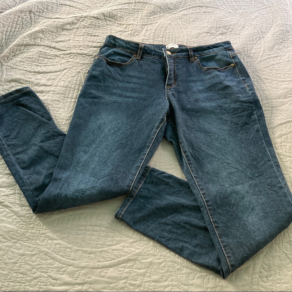 Dark wash Measure & Made Jeans, size 12.2